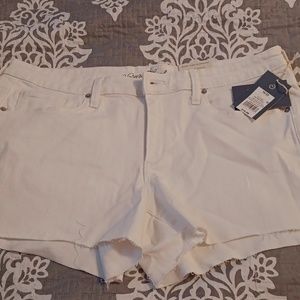 New with tags size 16 white shorts